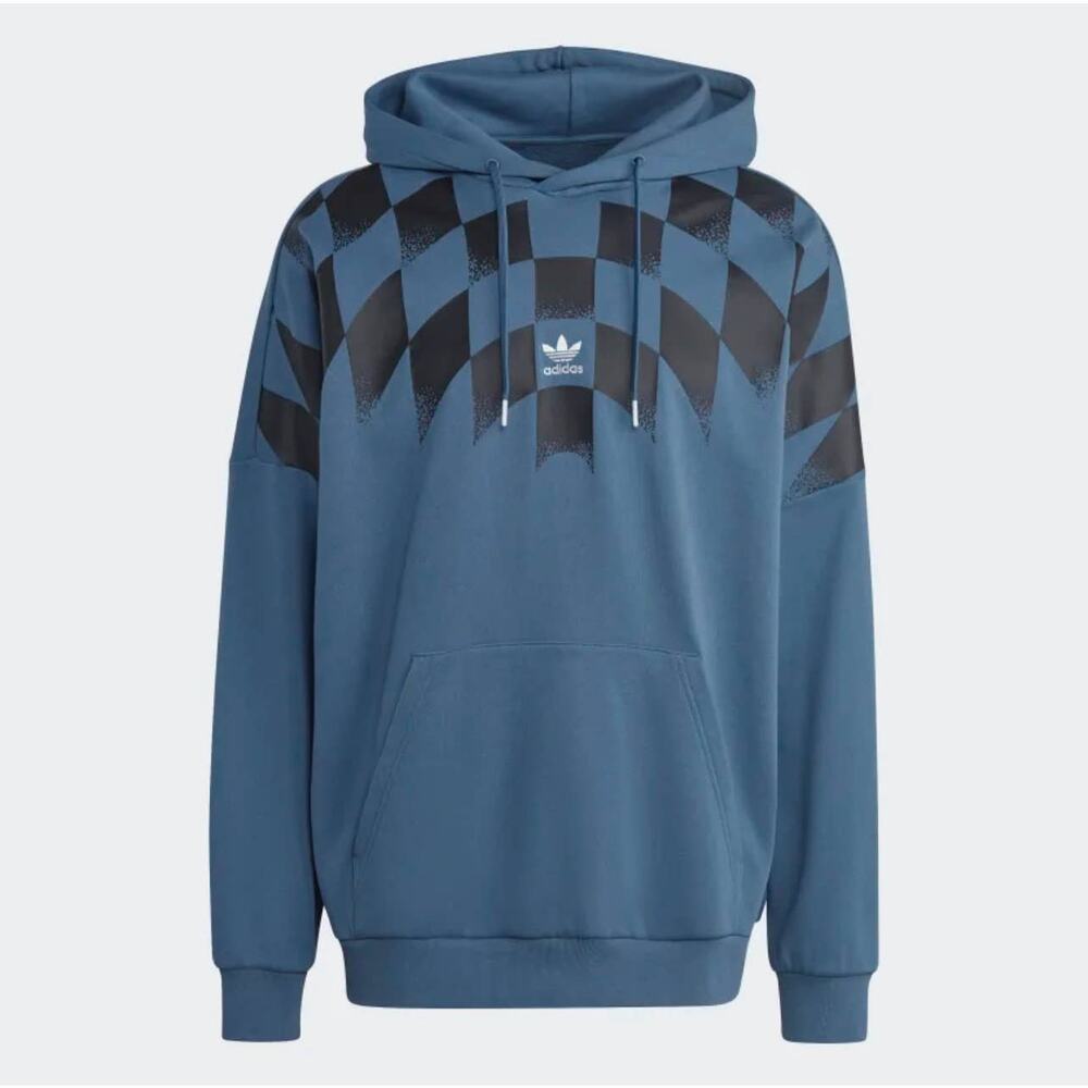 Adidas Originals French Terry Graphic Hoodie Pullover Sweater Mens Sz S (HK7356)